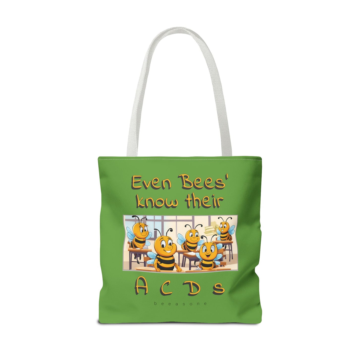 Even bees know their A C D s beeasone stylish Tote Bag Special Spelling Bee Promotion