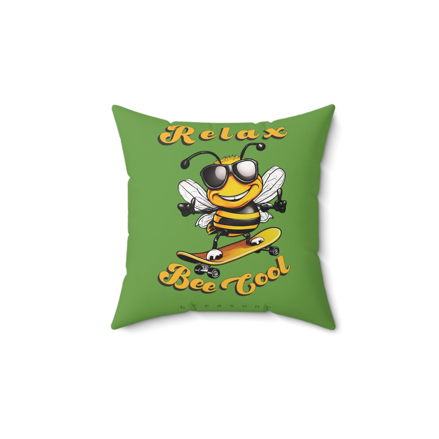 Relax Bee Cool square cushion / Pillow from beeasone