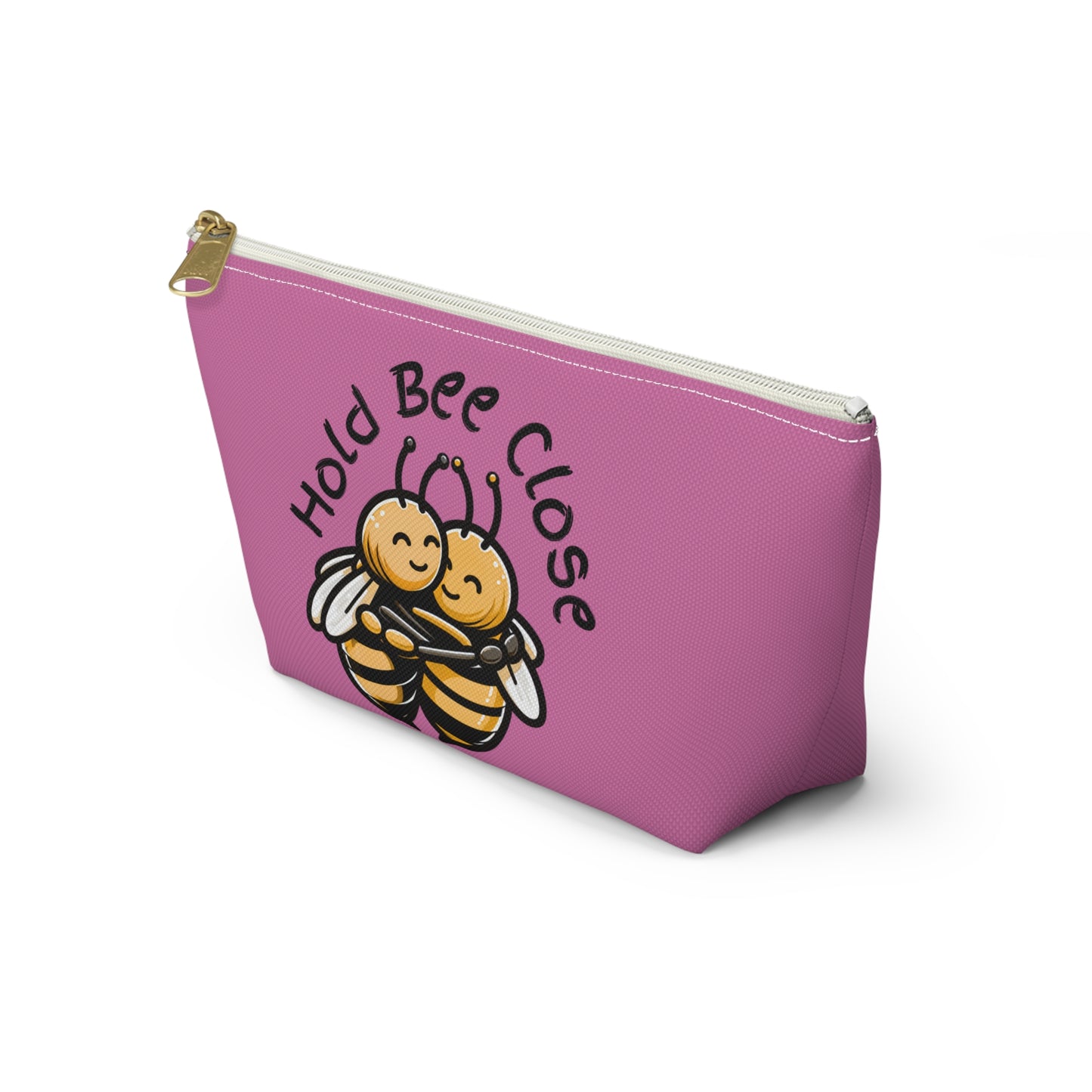 Hold Bee Close beeasone stylish accessories / cosmetics pouch - Light Pink