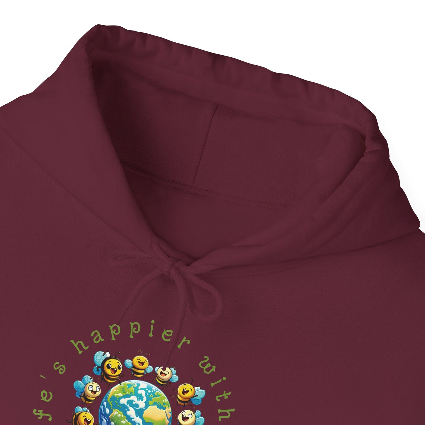 Life's Happier beeasone Unisex Heavy Blend™ Hooded Sweatshirt