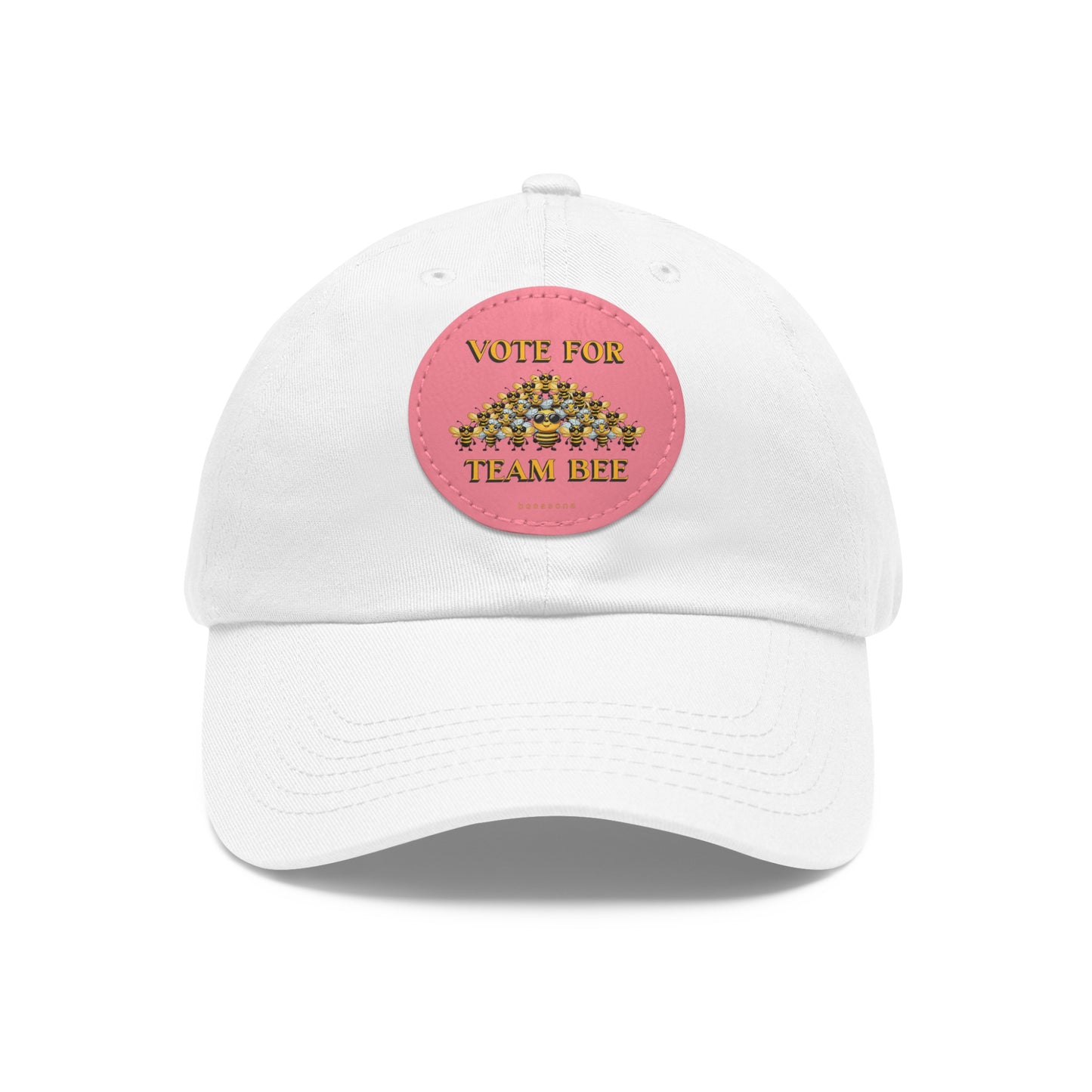 Vote for Team Bee beeasone Hat with round leather patch