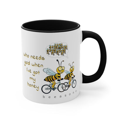 Who needs gold beeasone coloured Coffee Mug 325ml (Standard 11oz)