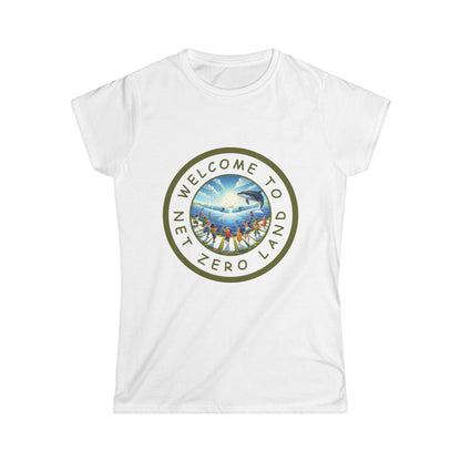 Net Zero Land - v8 - Women's Soft style Tshirt available in diff colors