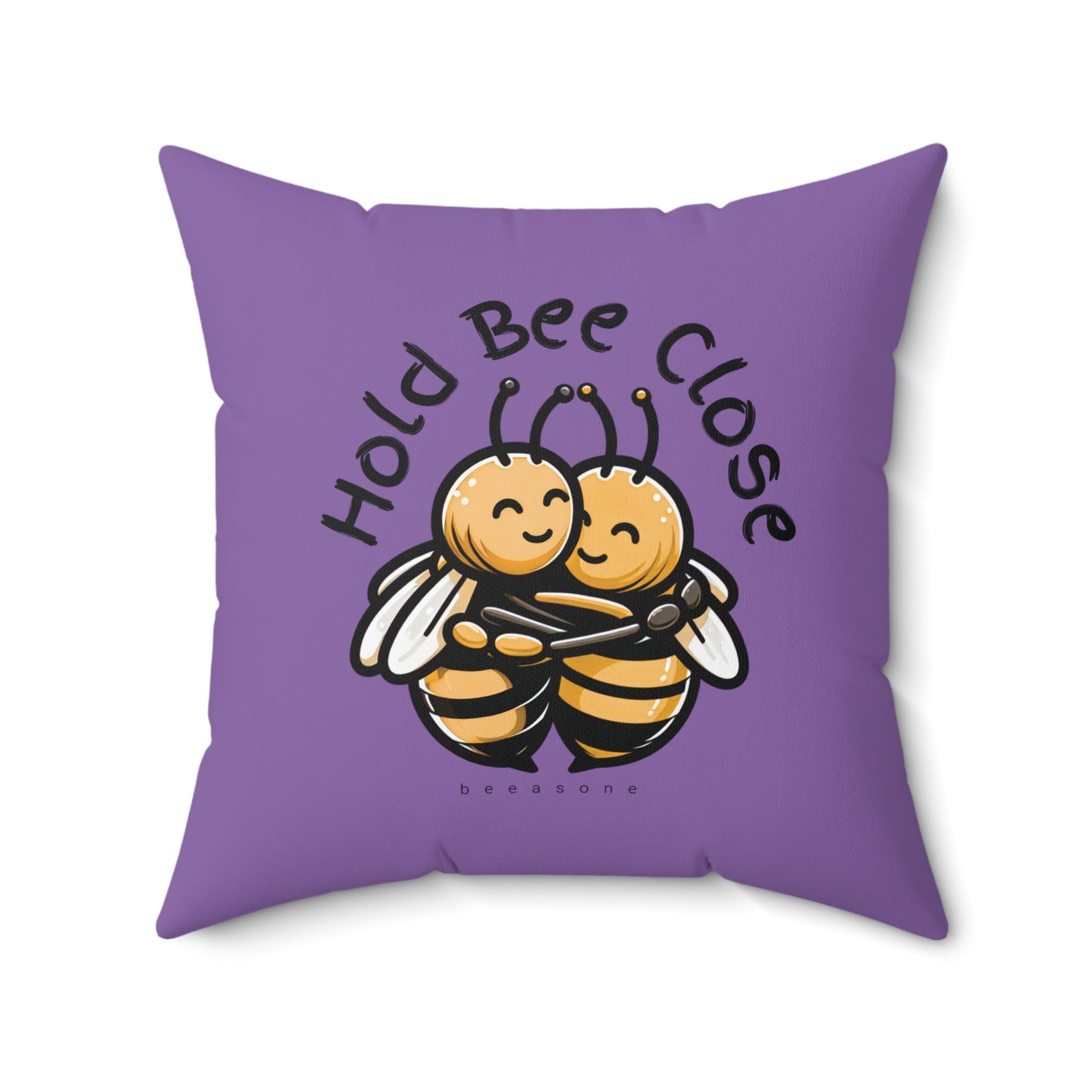 Hold Bee Close beeasone square cushion / pillow (4 sizes available) Special edition