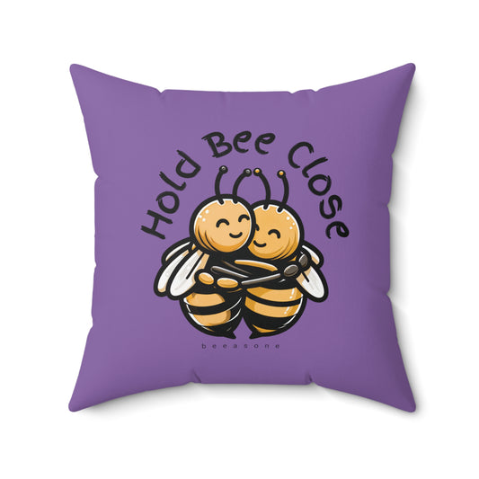 Hold Bee Close beeasone square cushion / pillow (4 sizes available) Special edition