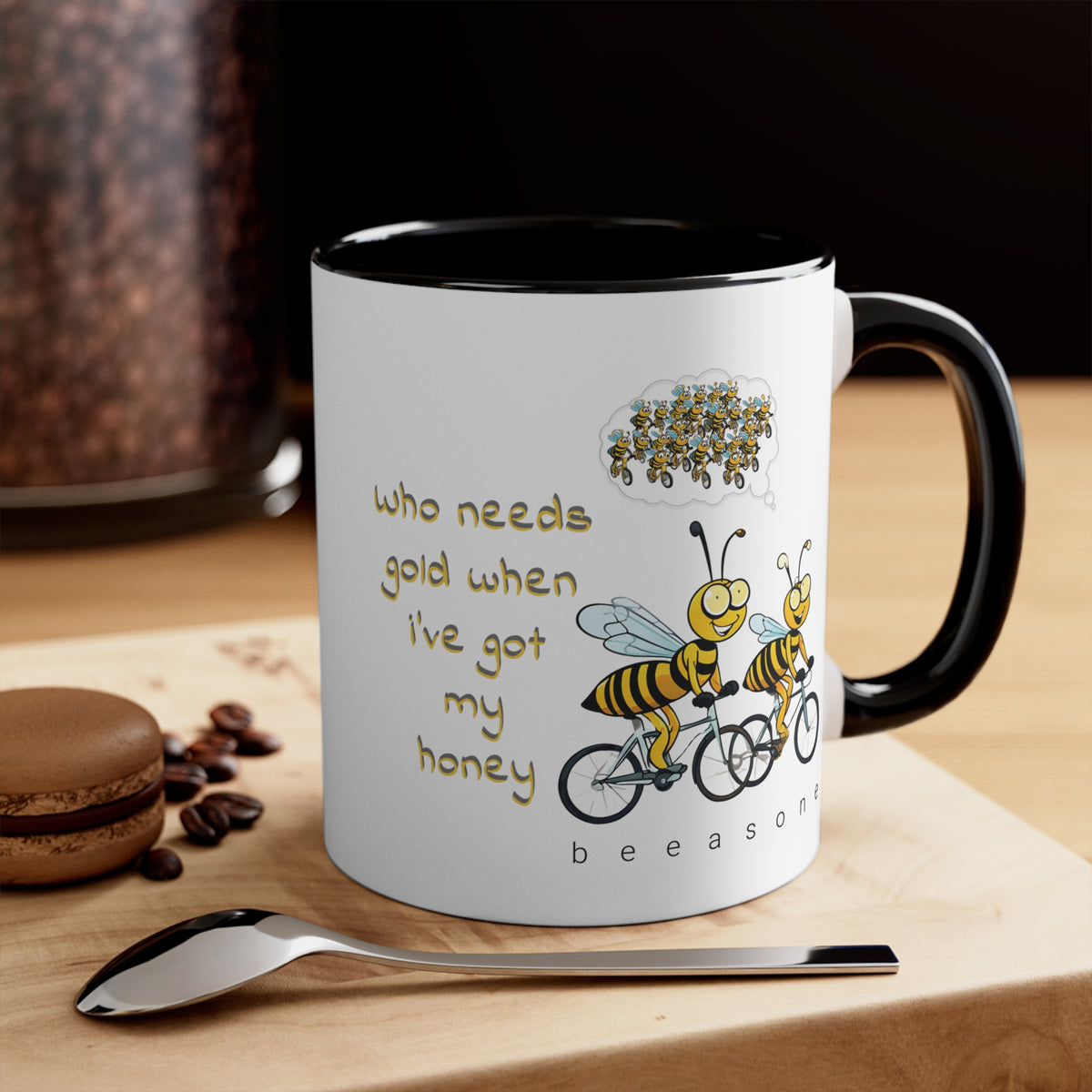 Who needs gold beeasone coloured Coffee Mug 325ml (Standard 11oz)