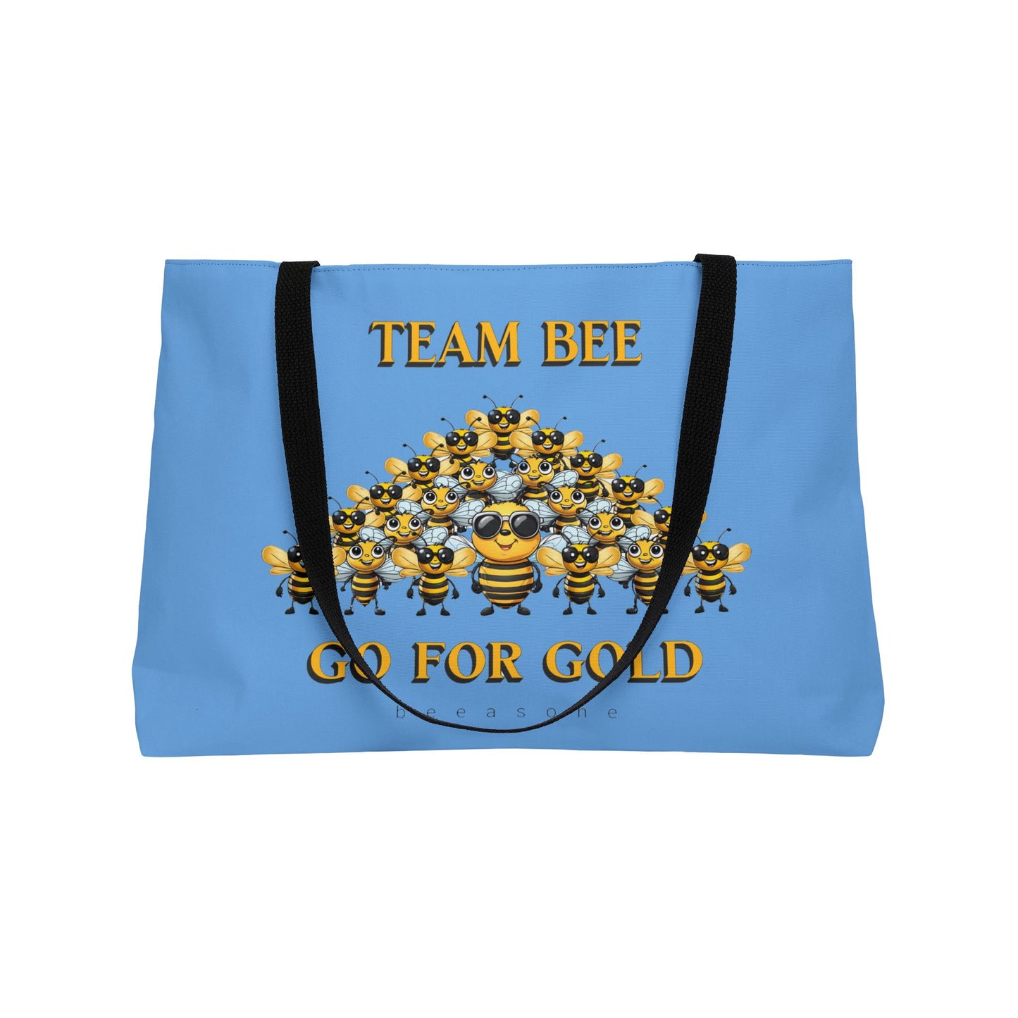 Team Bee beeasone sports tote bag light blue