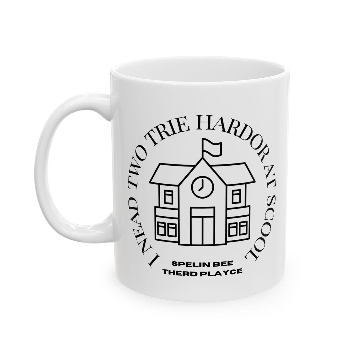 Scool Spelling bee beeasone hot chocolate or sour milk mug - limit ted editon Numbar 3