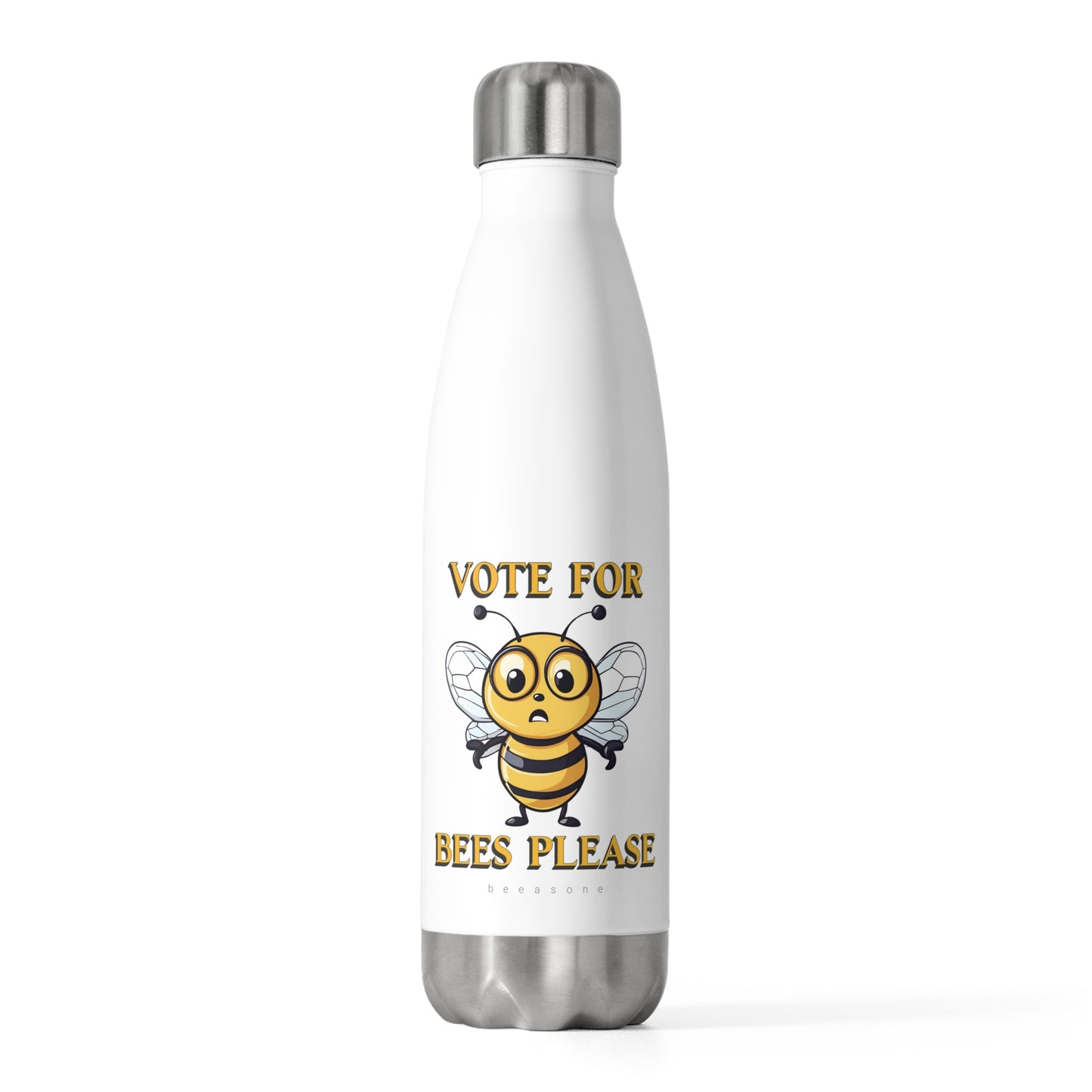 Vote for bees please beeasone 20oz (590mls) water bottle