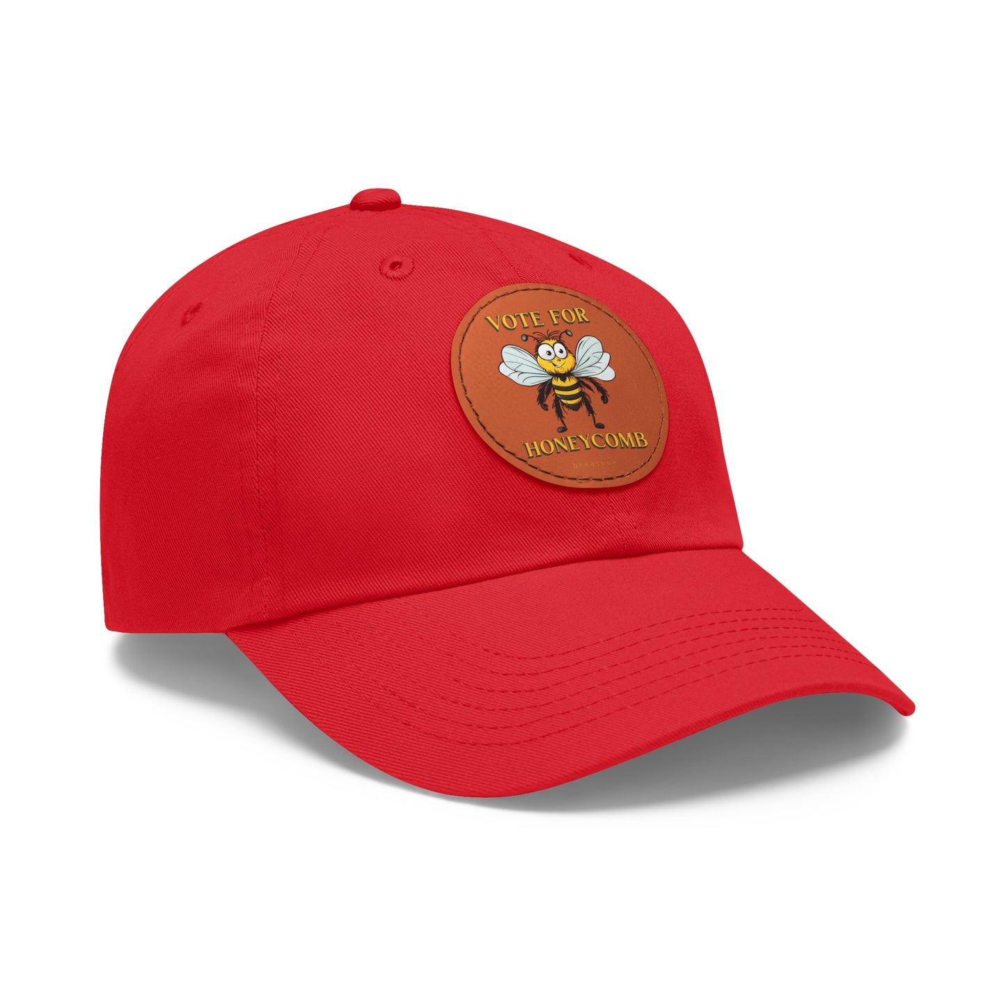 Vote for Honeycomb beeasone Hat with round leather patch