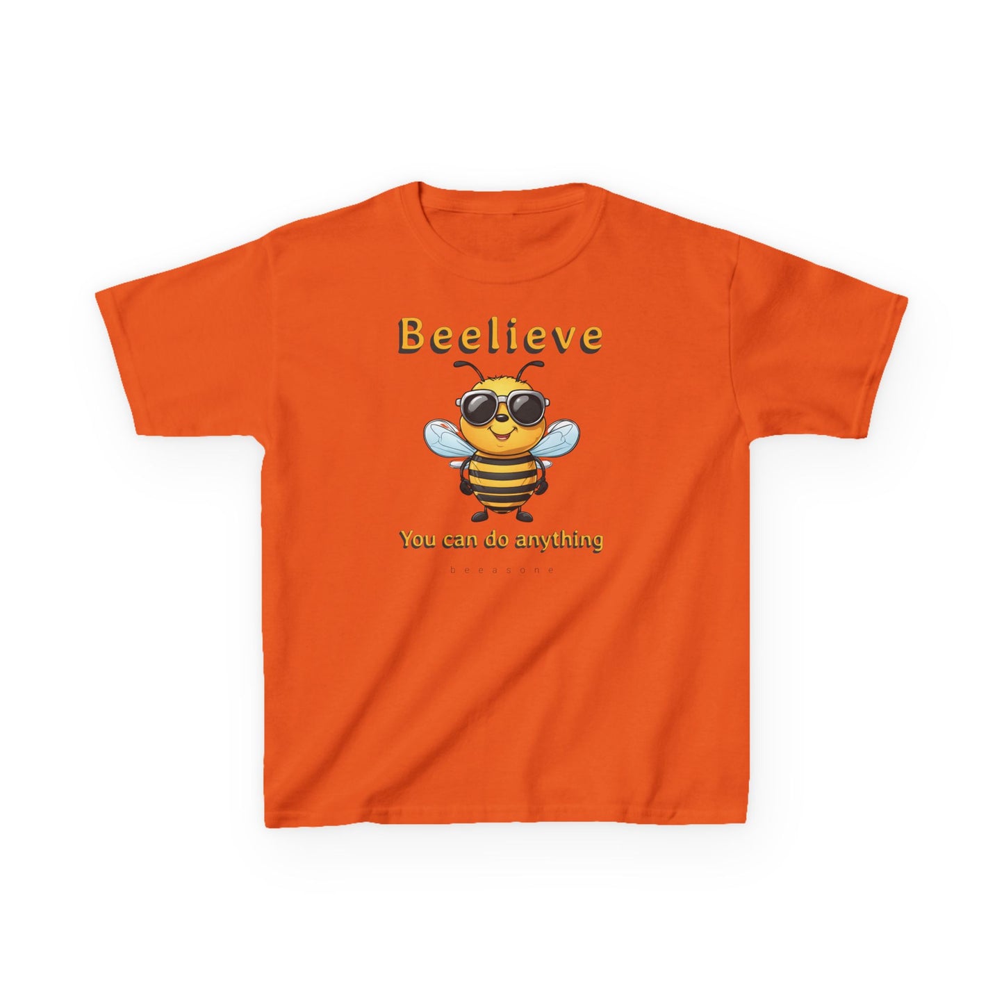 Beelieve you can do anything beeasone  Kids tee - Heavy Cotton™ Tee available in dif colors and sizes