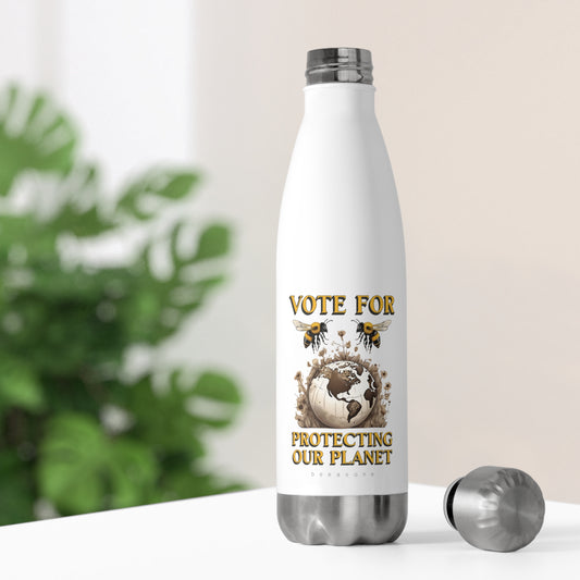 Vote for protecting our planet beeasone 20oz (590mls) water bottle