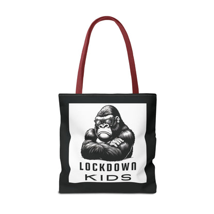 Lockdown Kids - T o t e  B a g - V6i on one side & Folded Gorilla on the other