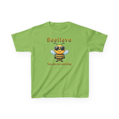 Beelieve you can do anything beeasone  Kids tee - Heavy Cotton™ Tee available in dif colors and sizes