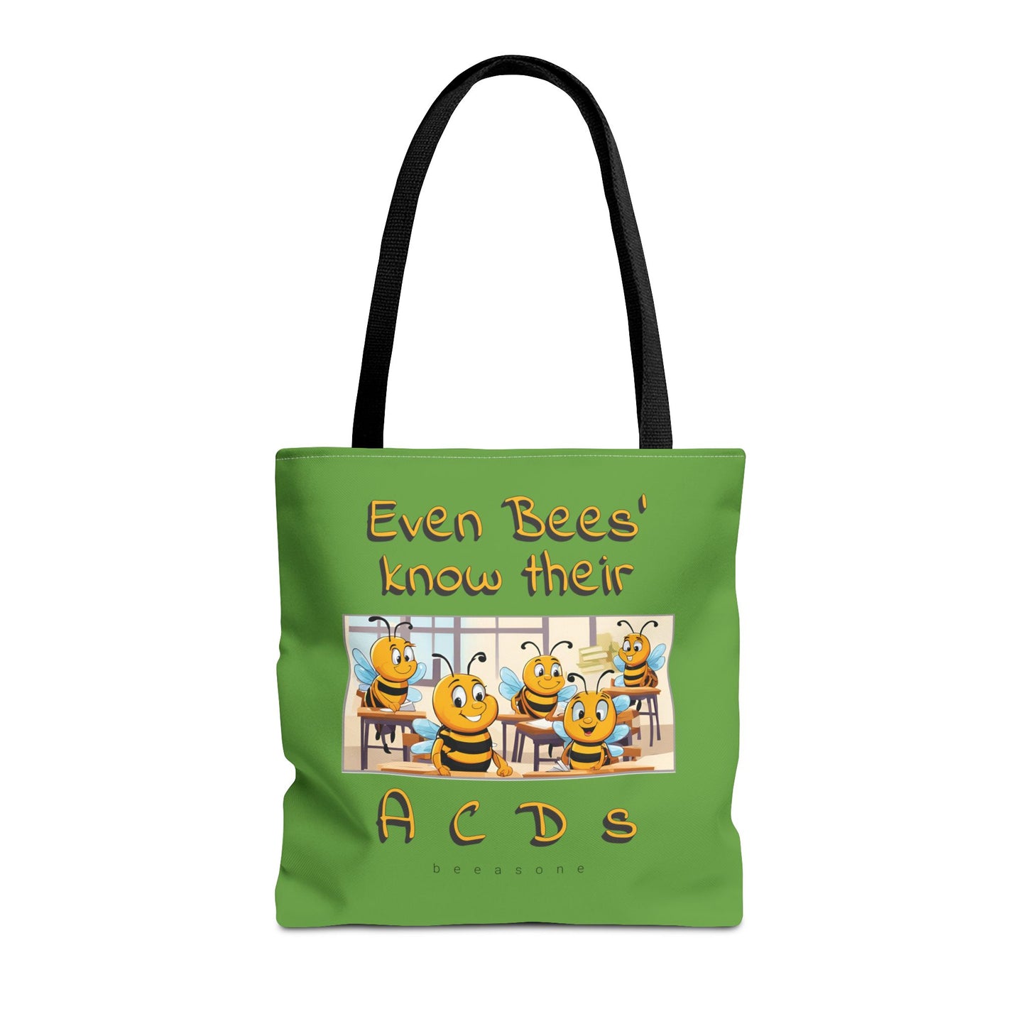 Even bees know their A C D s beeasone stylish Tote Bag Special Spelling Bee Promotion