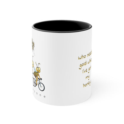 Who needs gold beeasone coloured Coffee Mug 325ml (Standard 11oz)