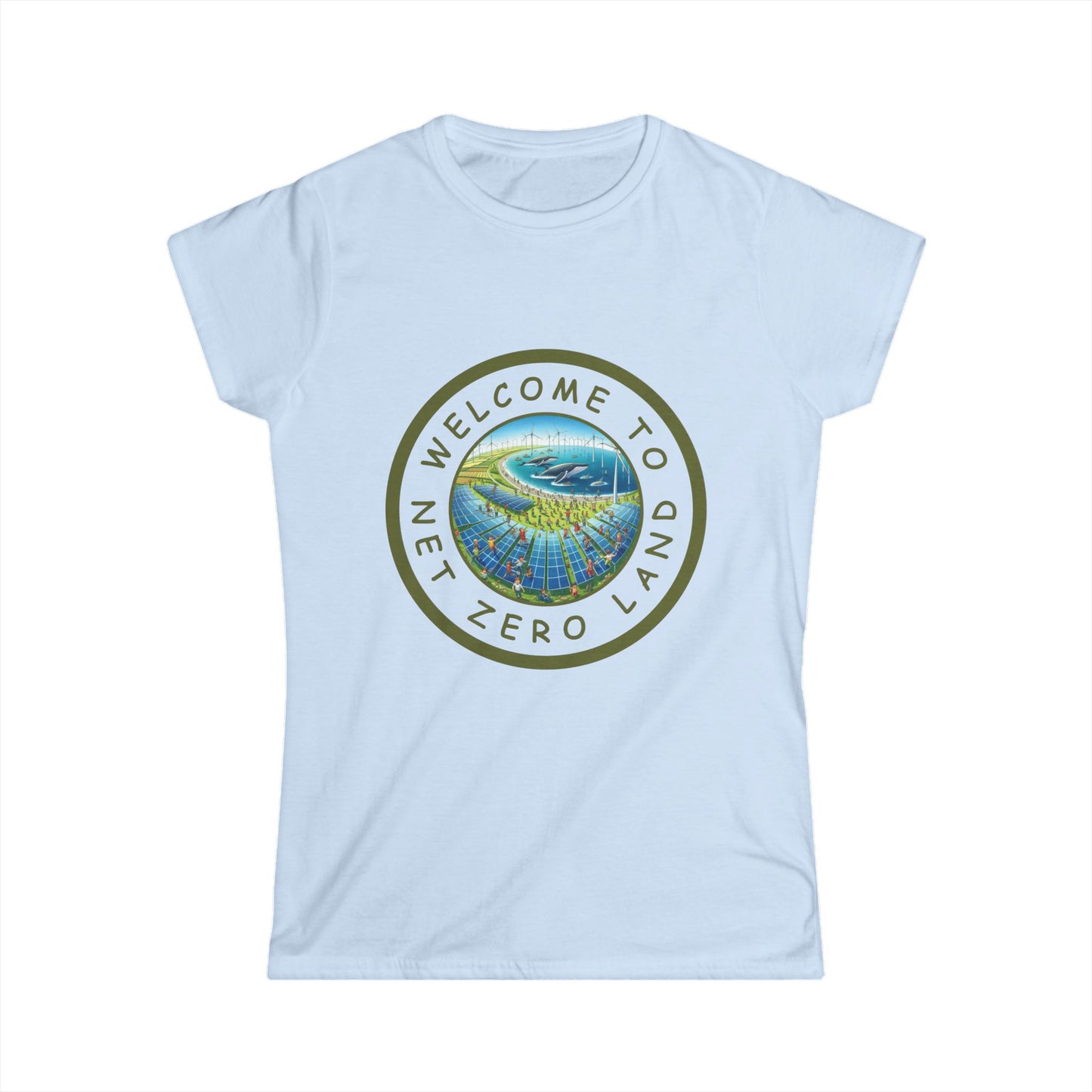 Net Zero Land - v10 - Women's Soft style Tshirt available in diff colors