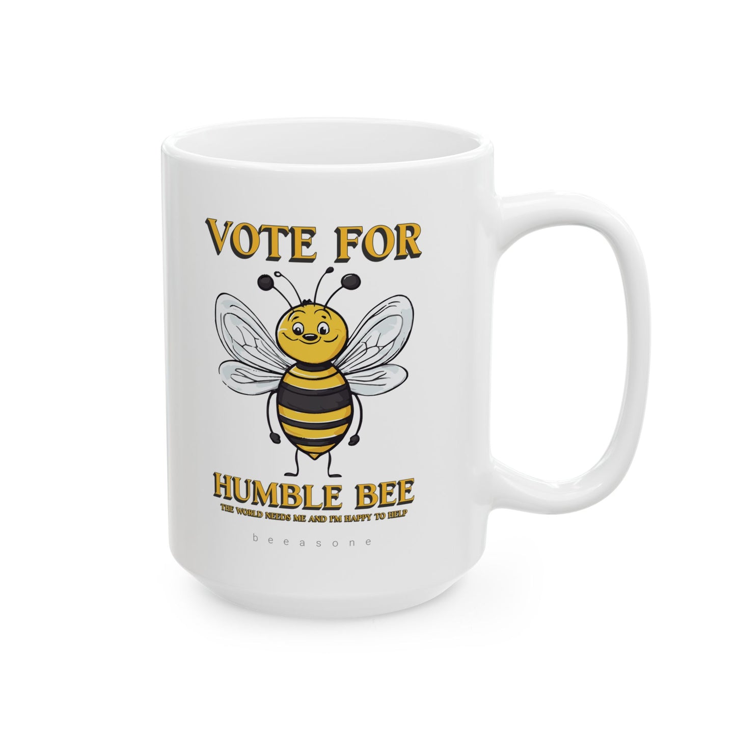 Vote for Humble Bee beeasone coffee mug