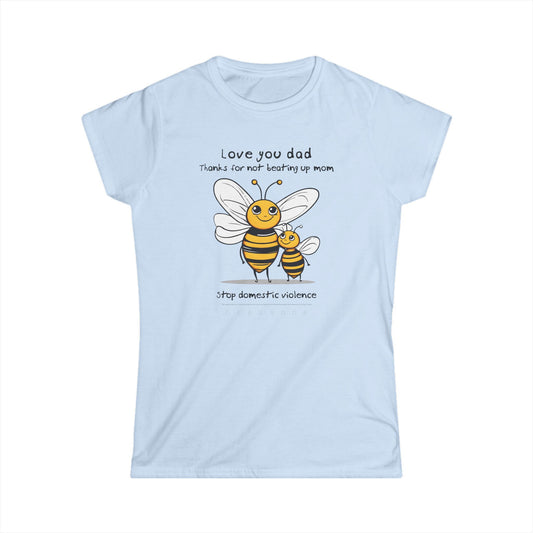 Stop Domestic Violence beeasone Women's Tshirt