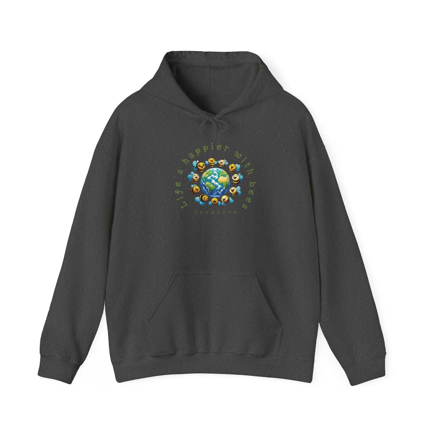 Life's Happier beeasone Unisex Heavy Blend™ Hooded Sweatshirt