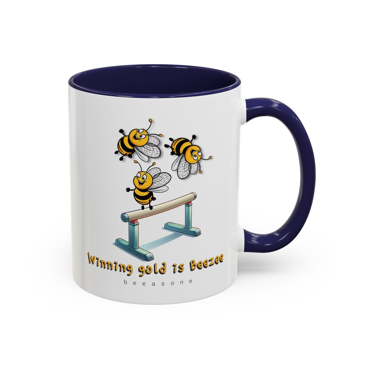 Gymnastics beeasone Hot Chocolate or Coffee Mug (Standard size 11oz or 15oz lead and BPA Free)