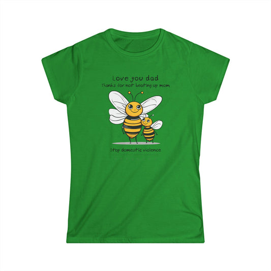 Stop Domestic Violence beeasone Women's Tshirt
