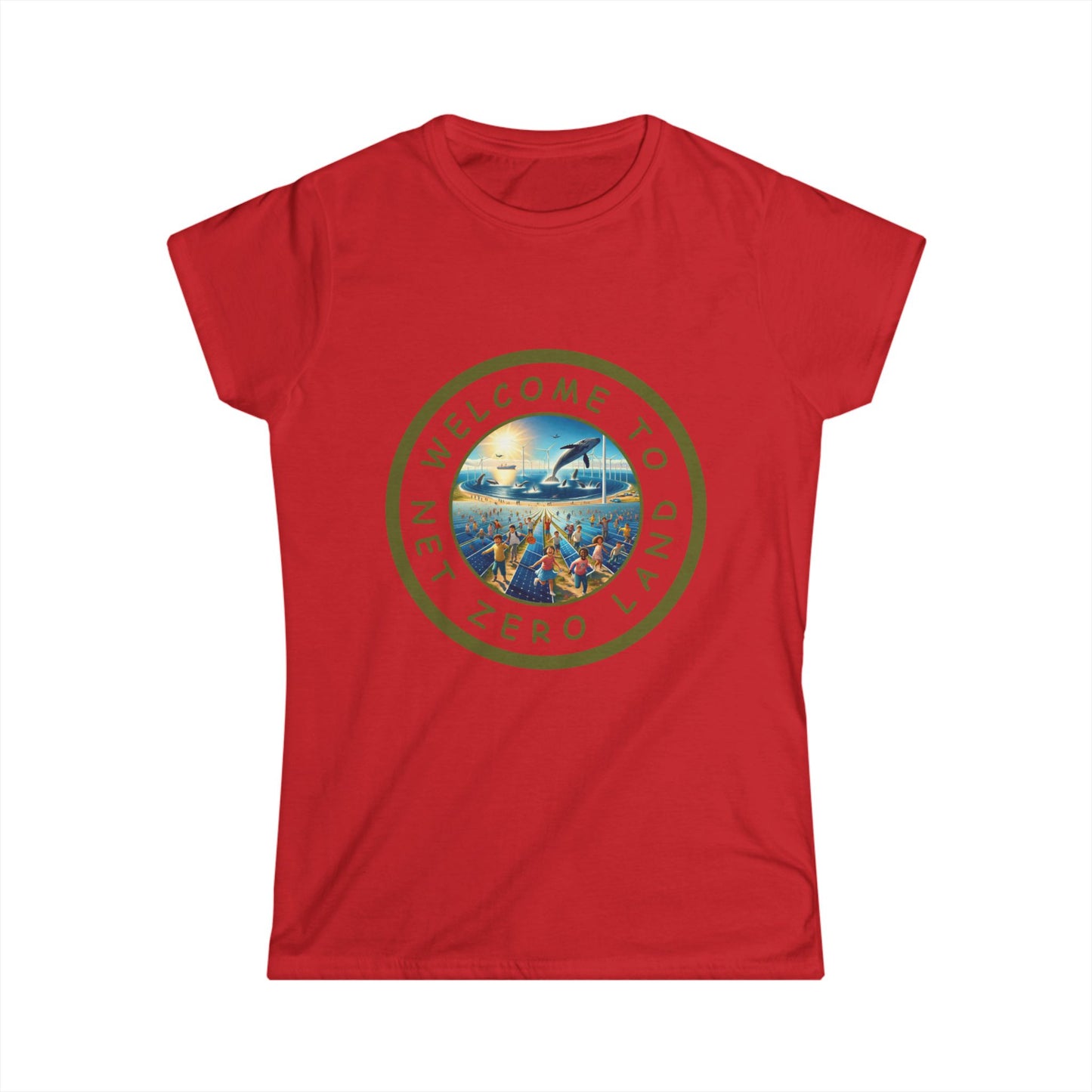 Net Zero Land - v6 - Women's Soft style Tshirt available in diff colors