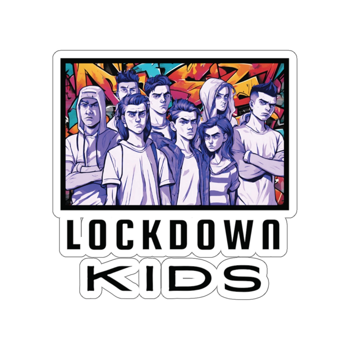 Lockdown Kids stickr - no. 6