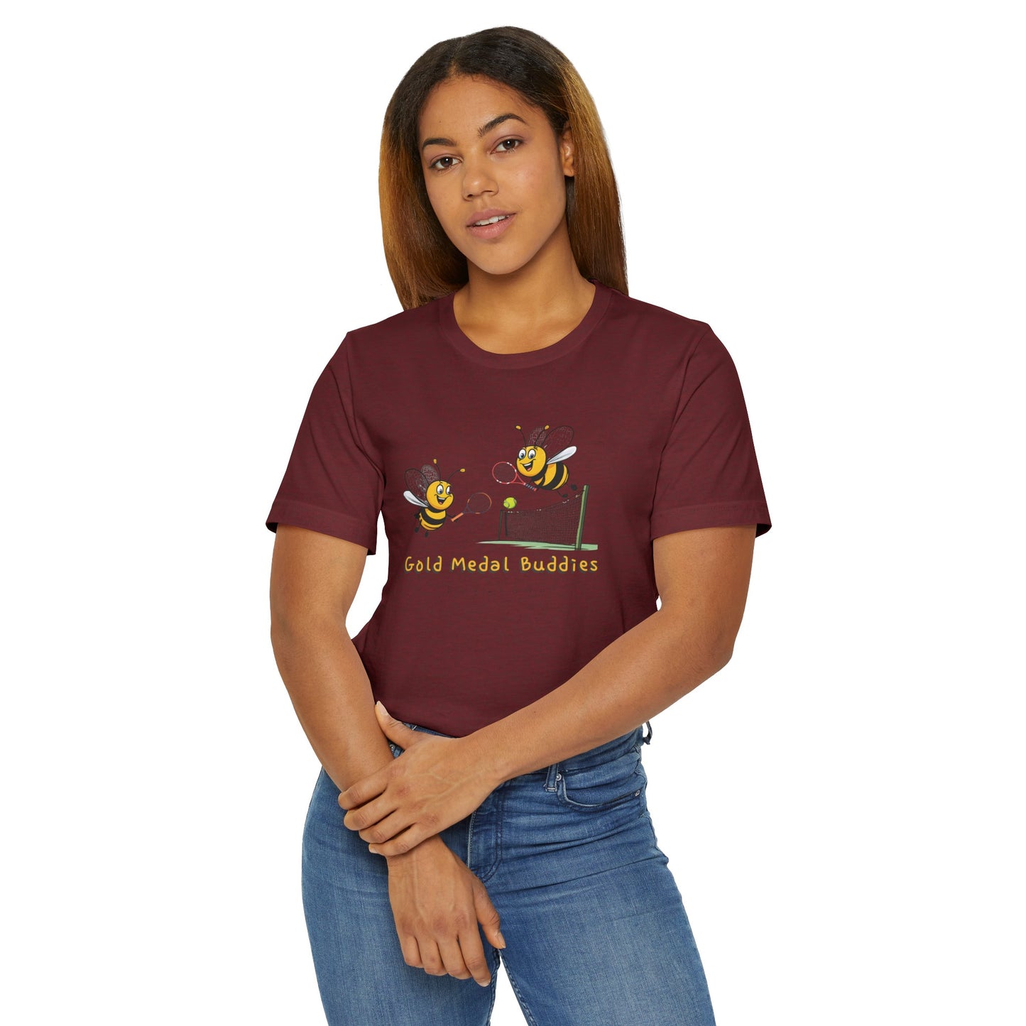 Gold Tennis beeasone Unisex Jersey T-Shirt