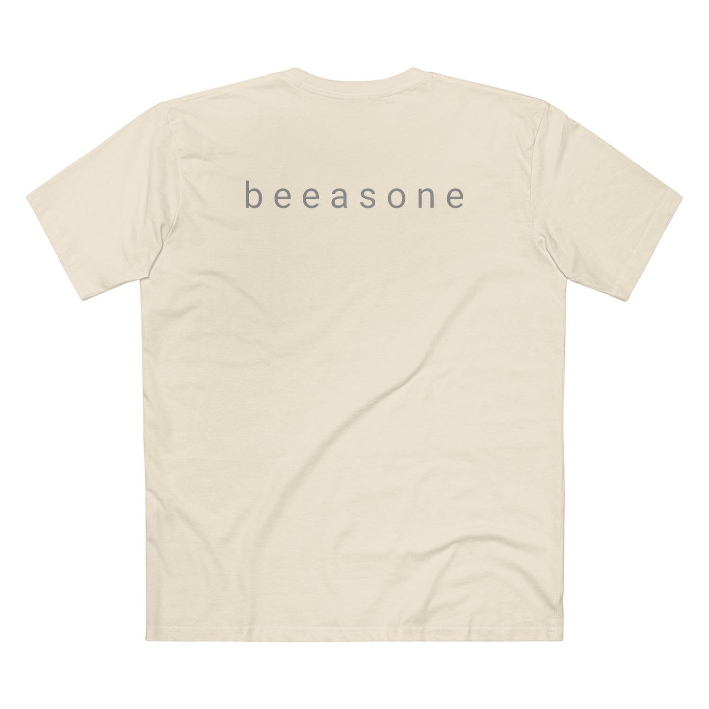 WARNING - 3 Bee to be shut down memento t-shirt with beeasone on back men's shirt