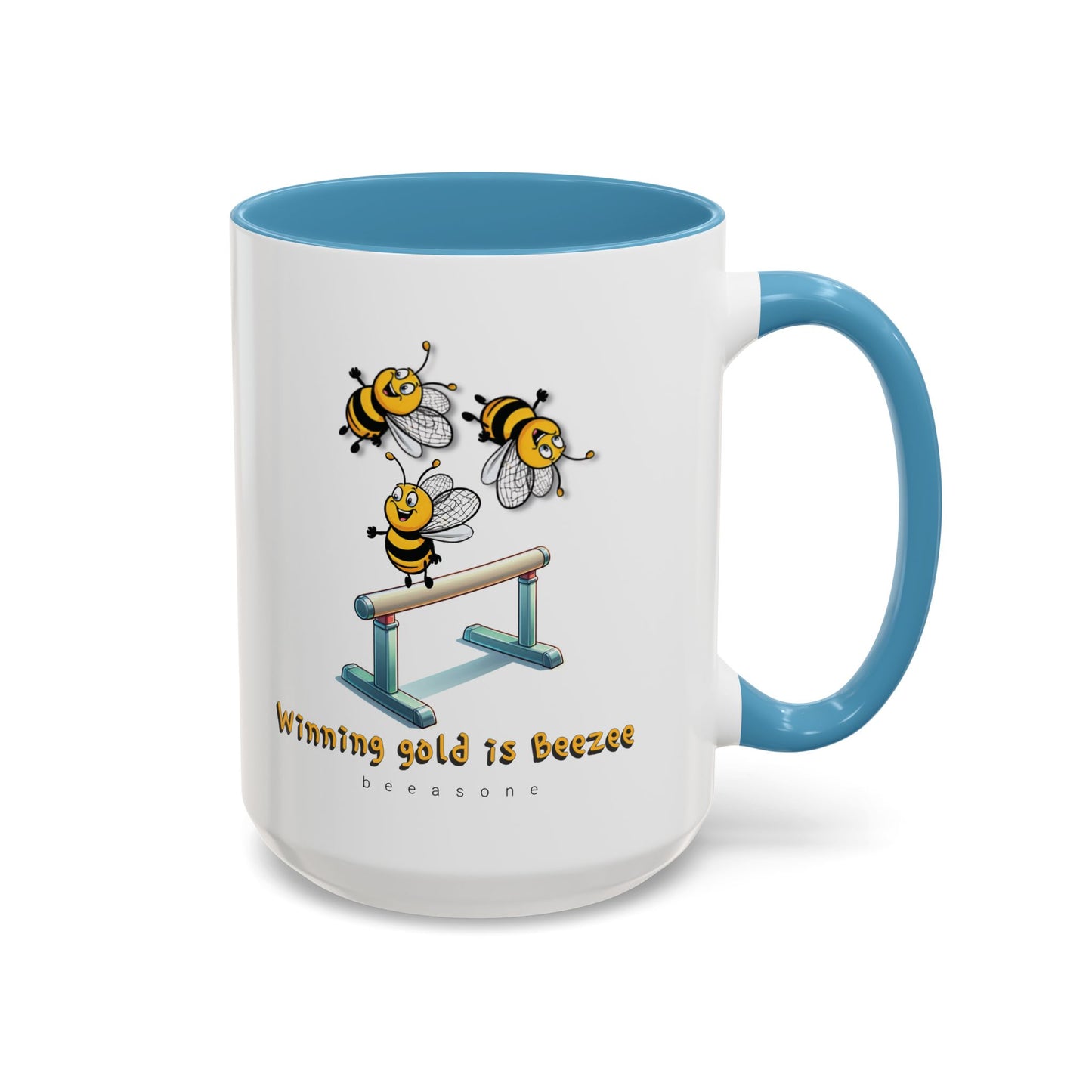 Gymnastics beeasone Hot Chocolate or Coffee Mug (Standard size 11oz or 15oz lead and BPA Free)