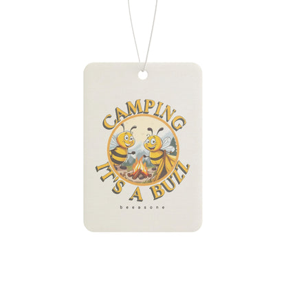 Camping it's a buzz beeasone Car Air Freshener