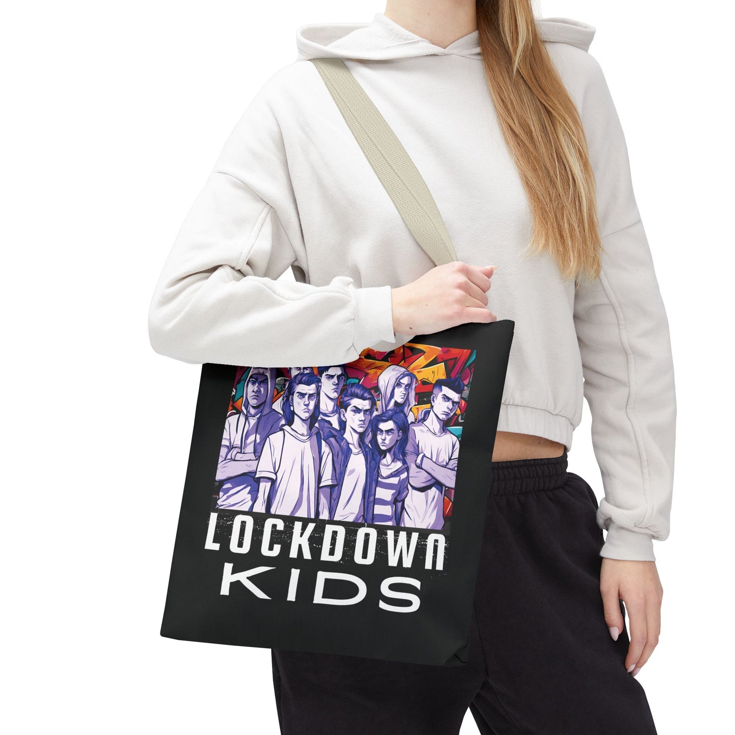 Lockdown Kids - T o t e  B a g - V6i on one side & Folded Gorilla on the other