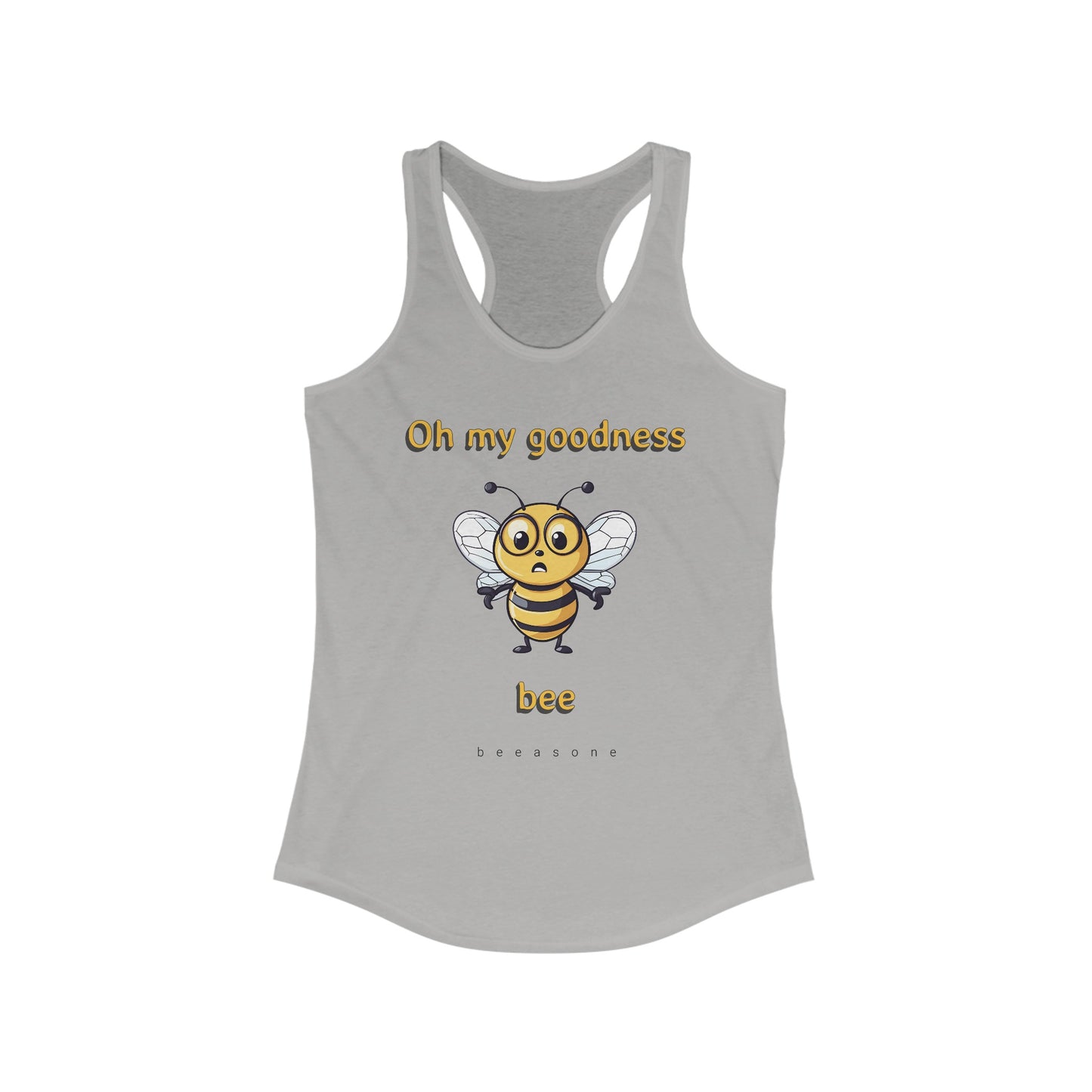 Oh my goodness bee beeasone Women's Ideal Cool Racerback Tank Top