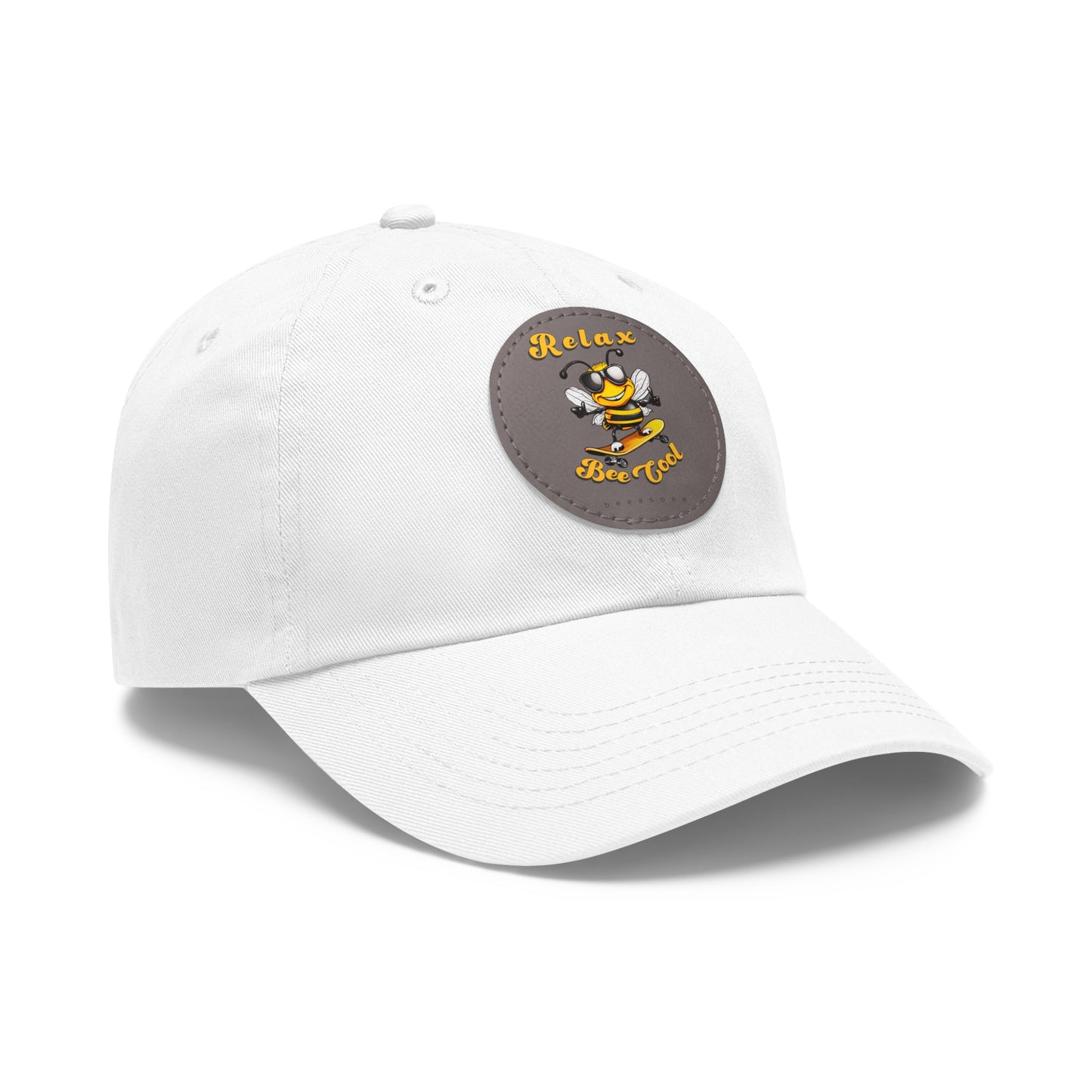 Relax Bee Cool beeasone Hat with round leather patch