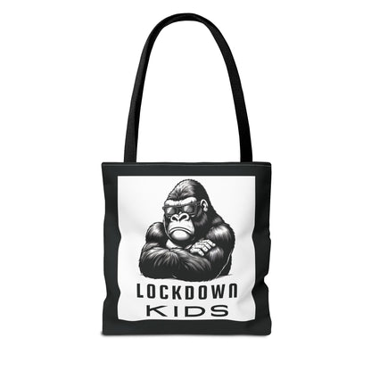 Lockdown Kids - T o t e  B a g - V6i on one side & Folded Gorilla on the other