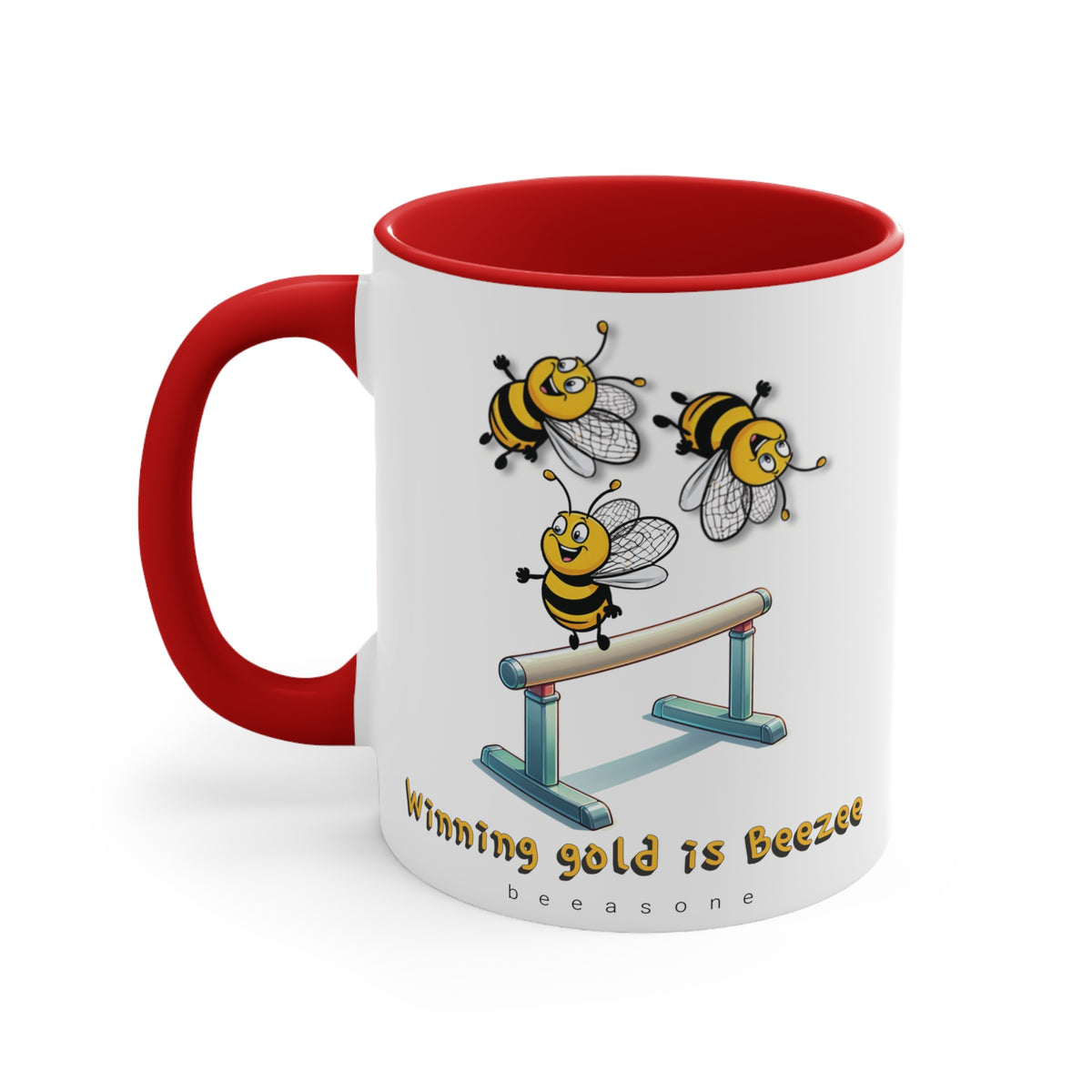 Winning Gold beeasone coloured Coffee Mug 325ml (Standard 11oz)