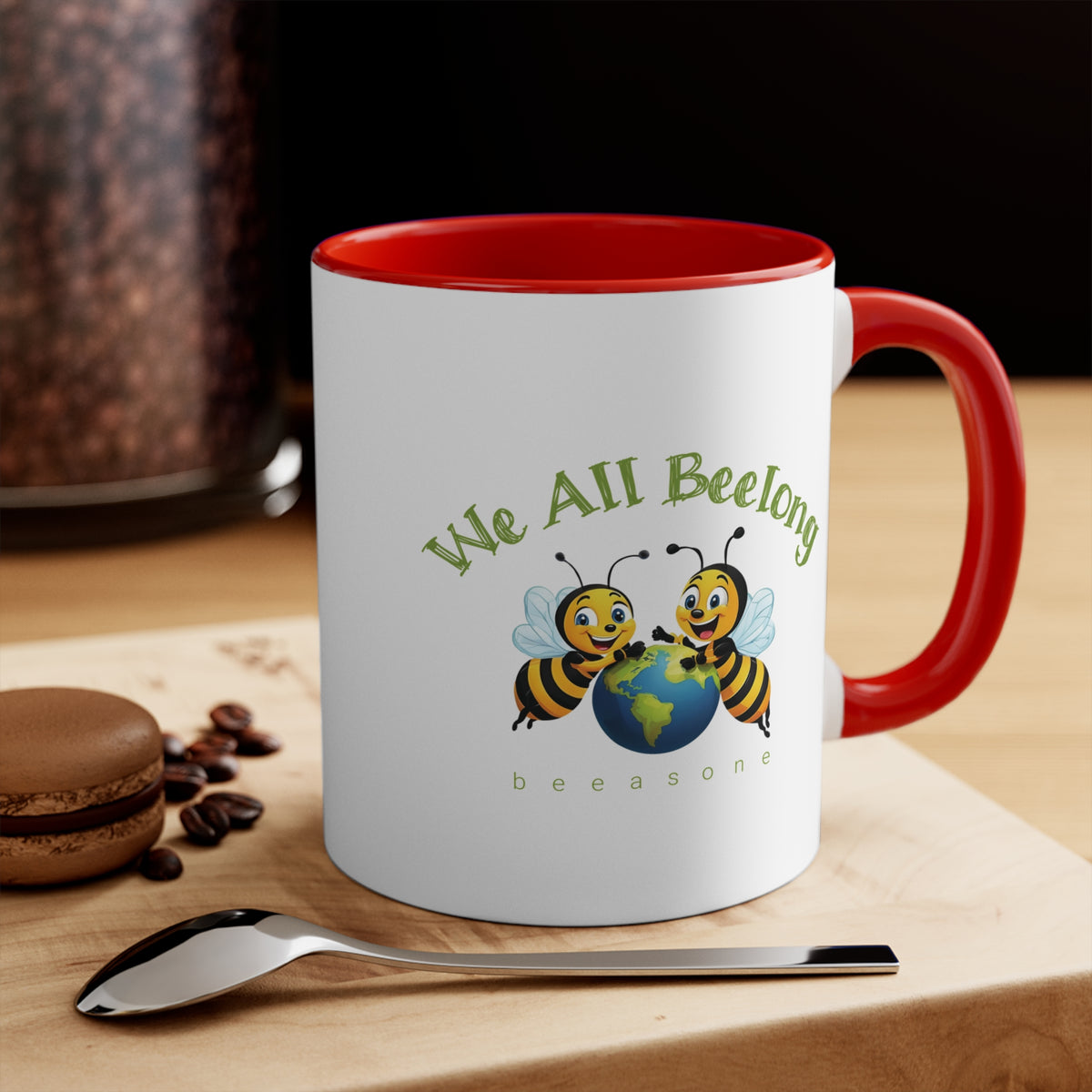 We all beelong beeasone coloured Coffee Mug 325ml (Standard 11oz) special edition