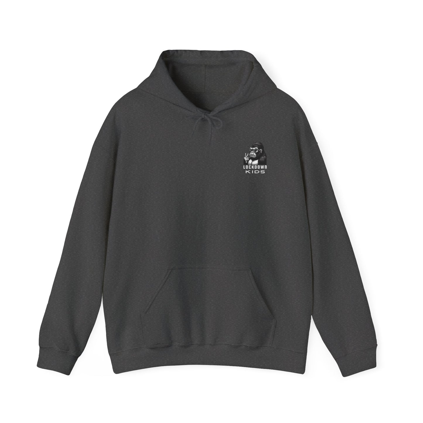 Covid Lockdown Kids beeasone Gorilla MF Hooded Sweatshirt