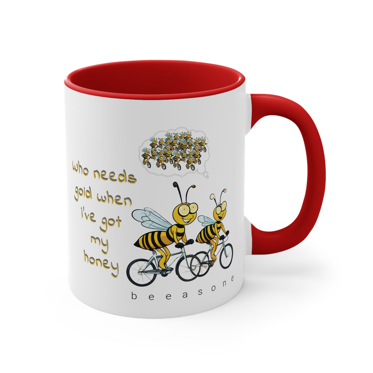 Who needs gold beeasone coloured Coffee Mug 325ml (Standard 11oz)