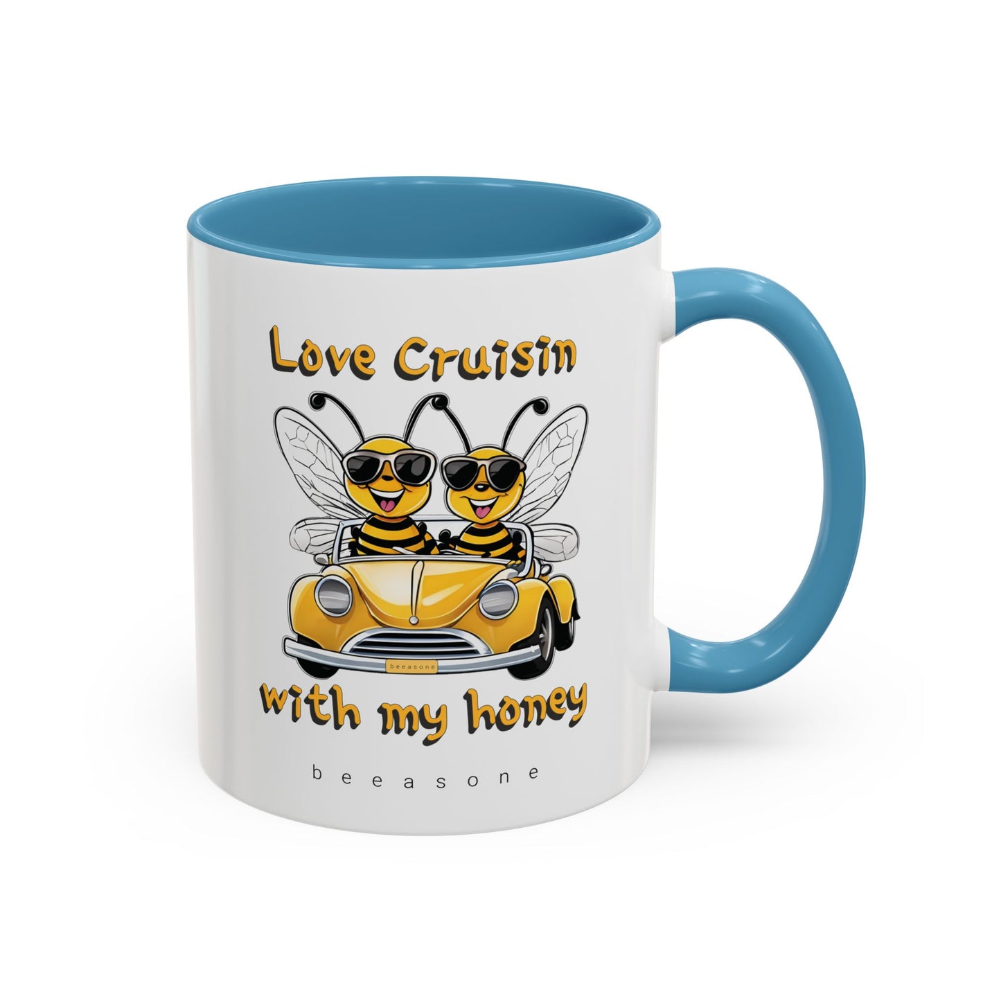 Love cruisin with my honey beeasone Hot Chocolate or Coffee Mug 11oz (325mls) or 15oz (443mls)