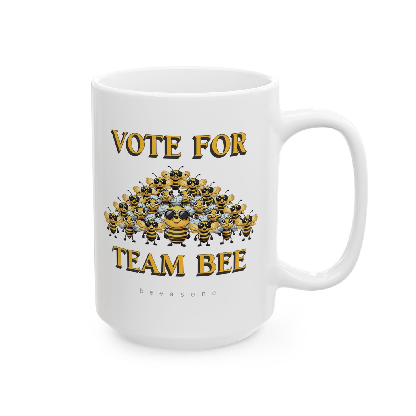 Vote for Team Bee beeasone coffee mug