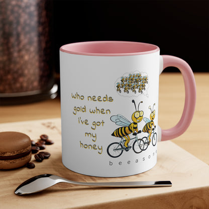 Who needs gold beeasone coloured Coffee Mug 325ml (Standard 11oz)