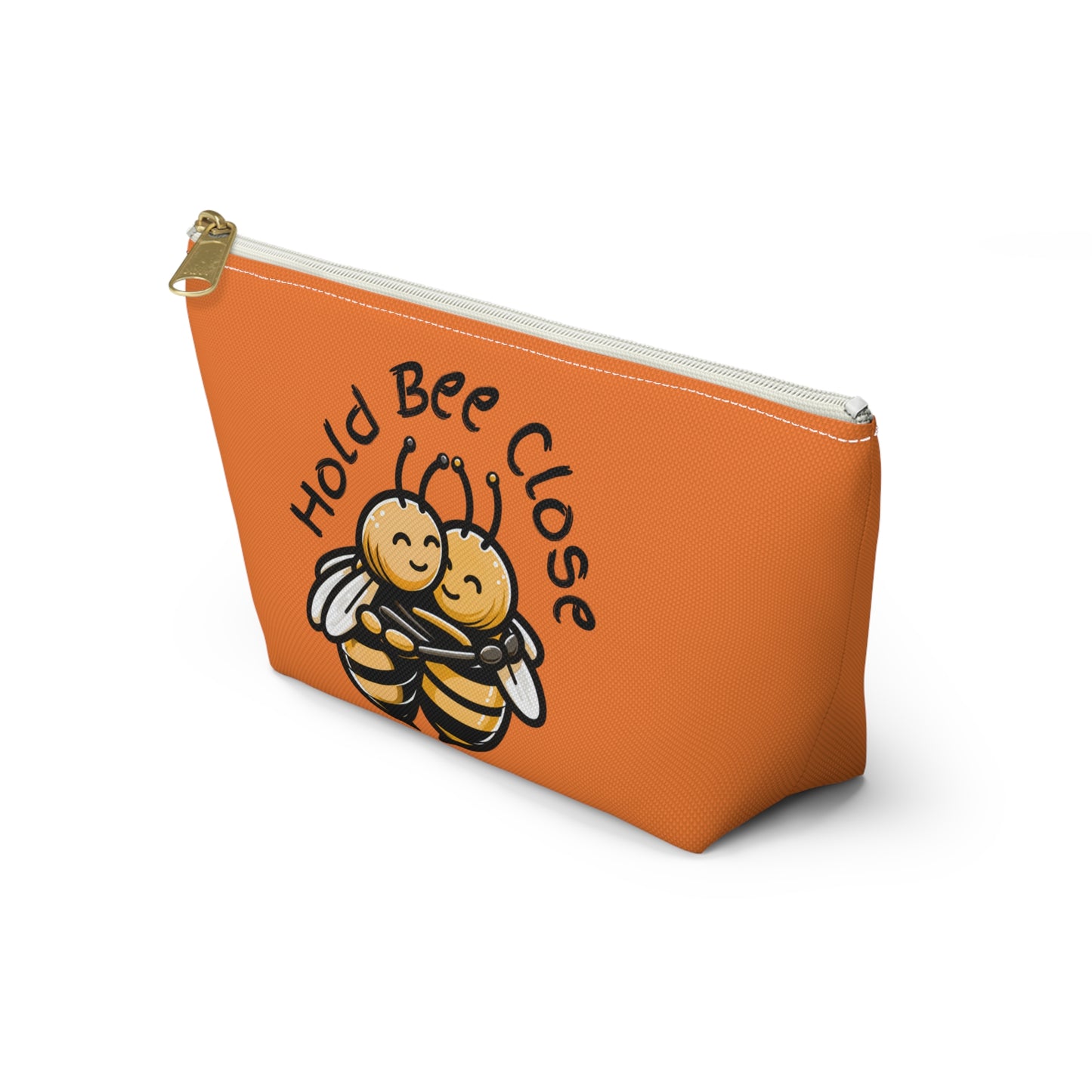 Hold Bee Close beeasone stylish accessories / cosmetics pouch - Orange