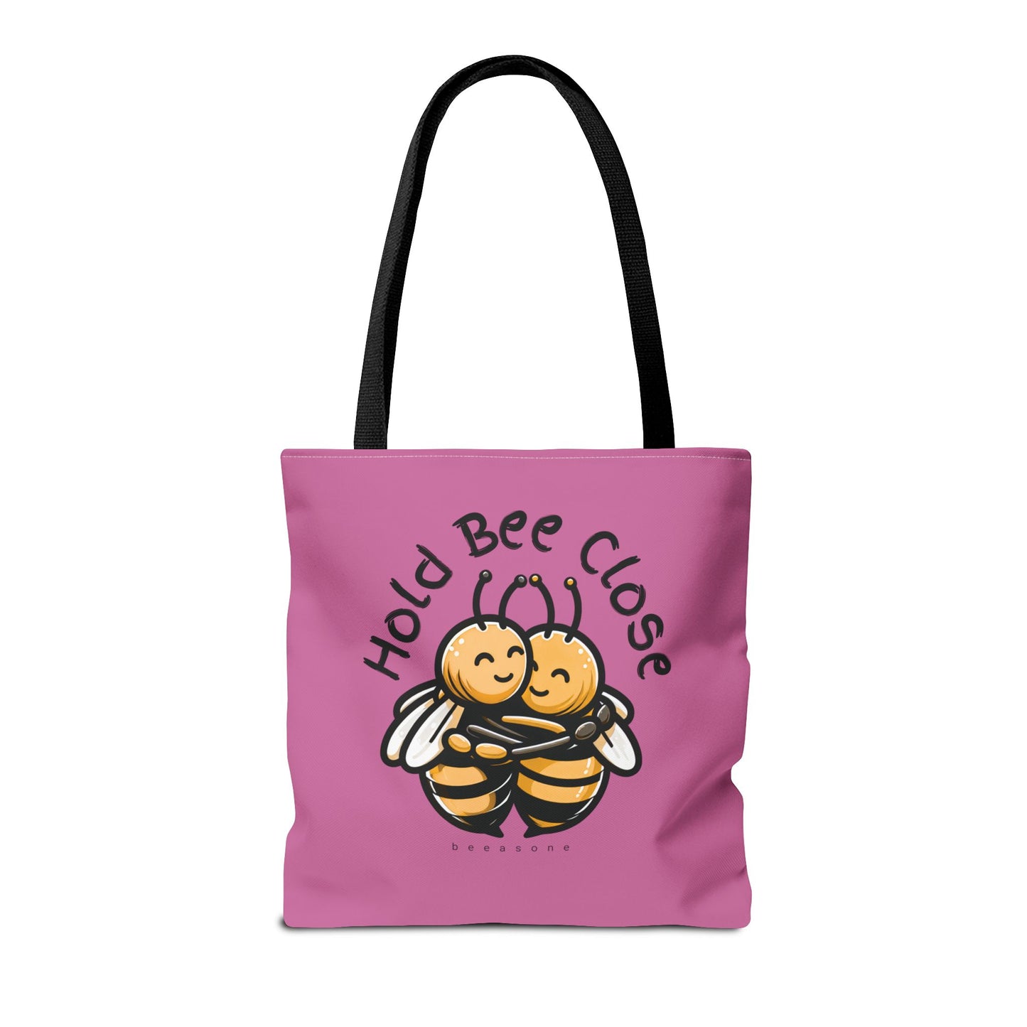 Hold bee close beeasone stylish light pink tote bag