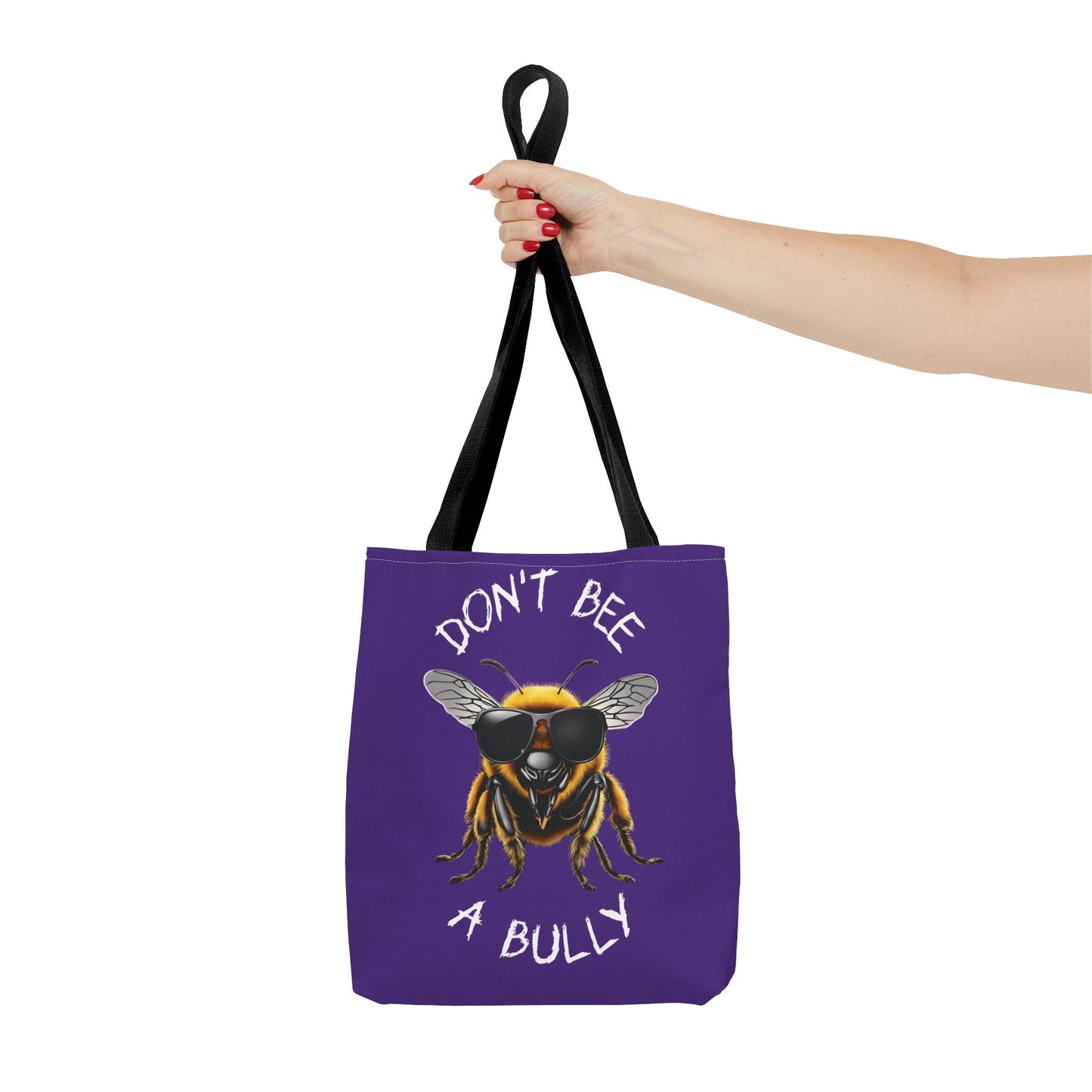 Don't bee a bully practical carry bag - purple