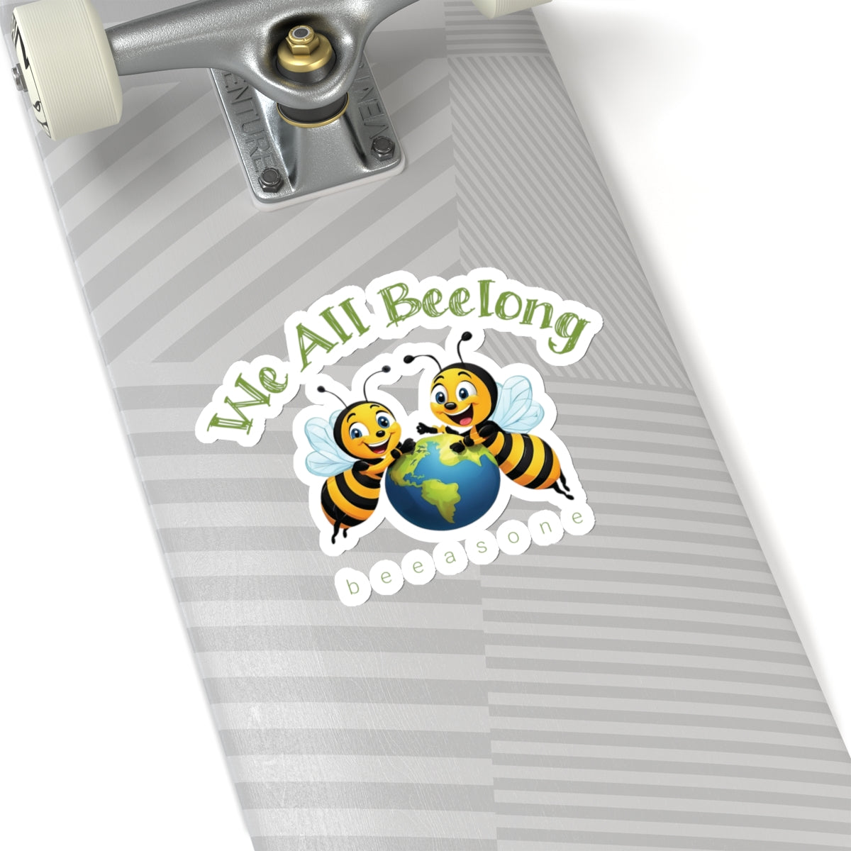 We all belong beeasone sticker