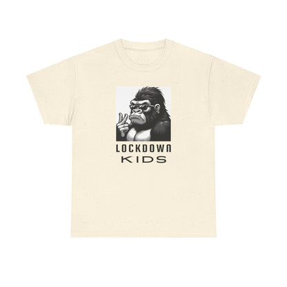 Lockdown Kids Big Gorilla - MF Heavy Cotton available in diff colors and teenage - adult sized tshirt