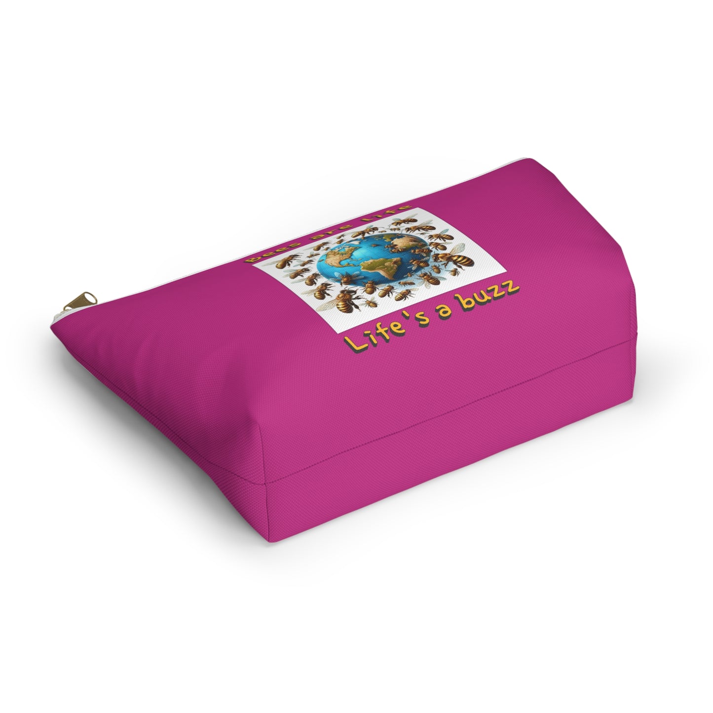 Bees are life beeasone beautiful pink accessories / cosmetics pouch