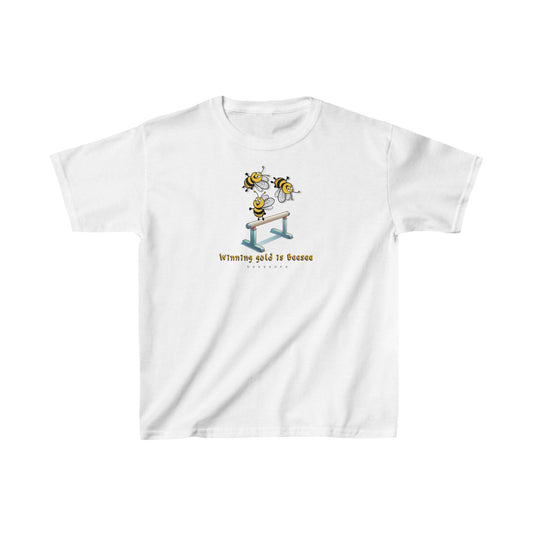 Gymnastics beeasone  Kids tee - Heavy Cotton™ Tee available in 6 colors and diff sizes tshirt